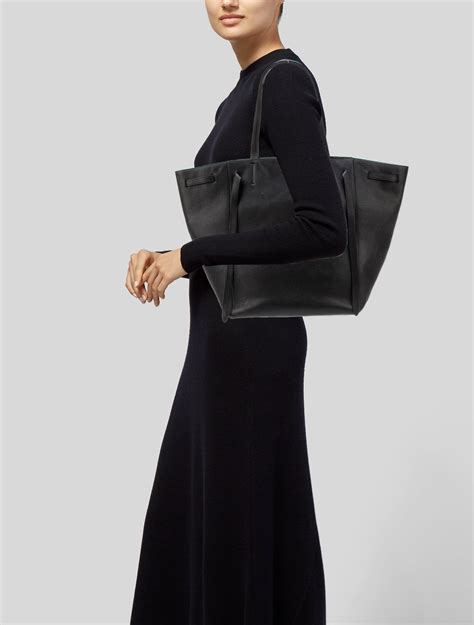 celine medium phantom black|Celine cabas phantom tote.